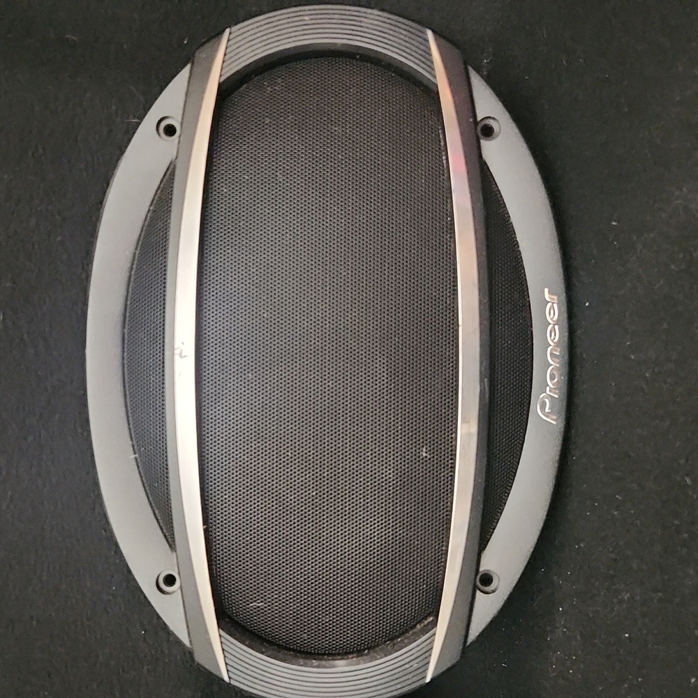 Pioneer Black and Silver Speaker Grilles/covers